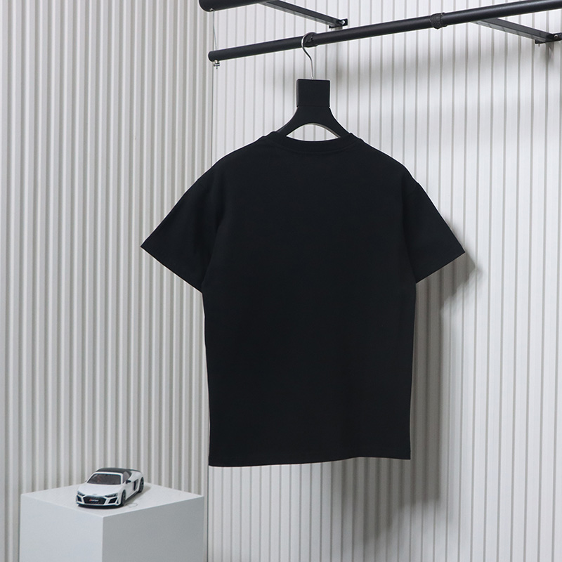 Prada PRD three-dimensional triangle logo short sleeve black