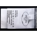 Prada Striped Polo Short Sleeve black