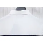 Prada Striped Polo Short Sleeve White