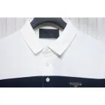 Prada Striped Polo Short Sleeve White