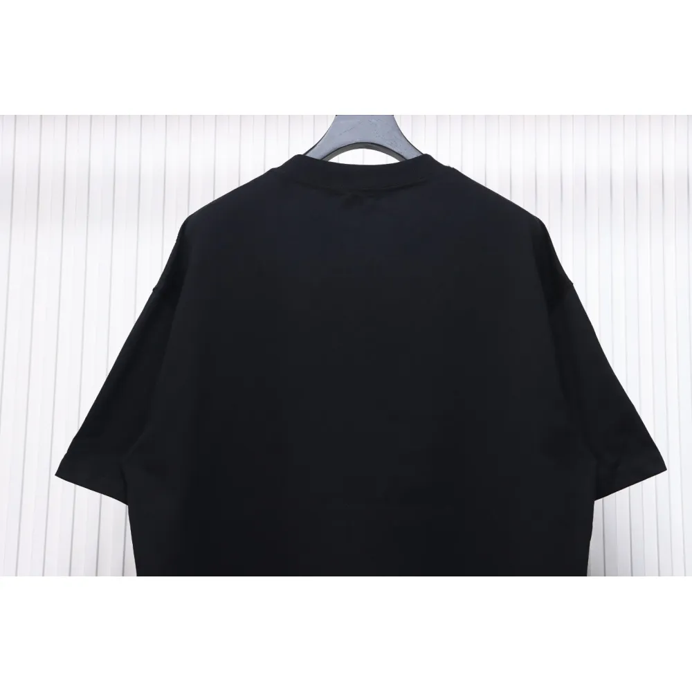 Prada 25ss chest embroidered patch logo short sleeve