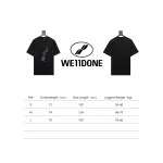WE11DONE Rainbow Love Bear Print Short Sleeve T-Shirt Black