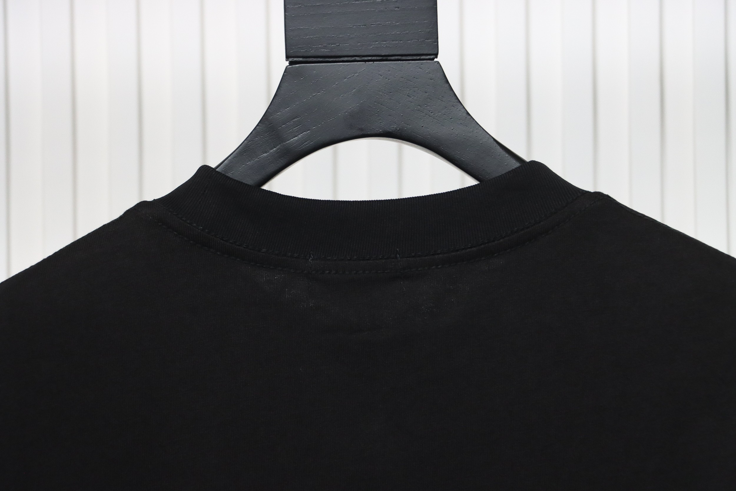 WE11DONE Rainbow Love Bear Print Short Sleeve T-Shirt Black