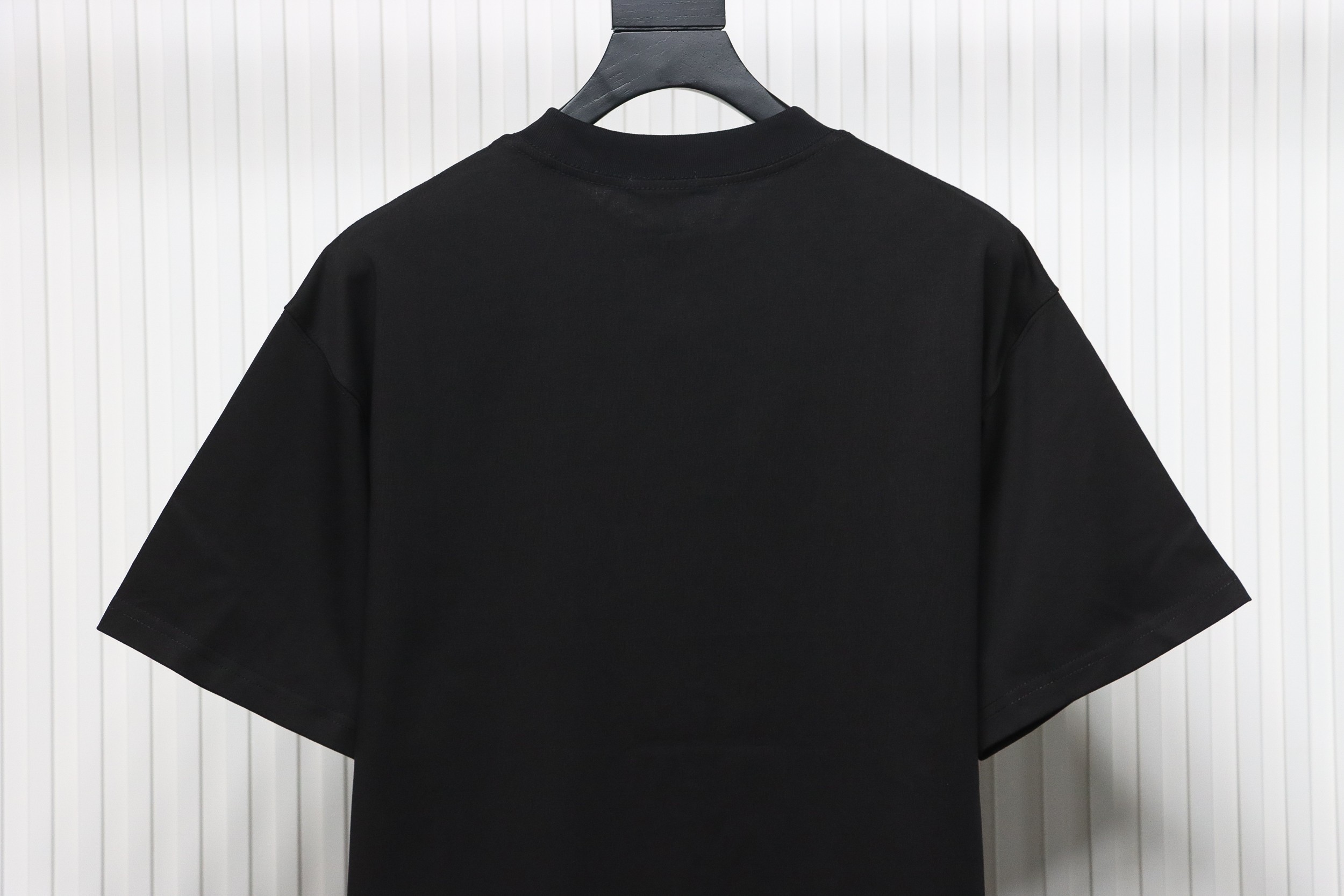 WE11DONE Rainbow Love Bear Print Short Sleeve T-Shirt Black