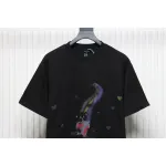 WE11DONE Rainbow Love Bear Print Short Sleeve T-Shirt Black