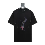 WE11DONE Rainbow Love Bear Print Short Sleeve T-Shirt Black