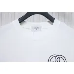 Chanel 24ss heart short-sleeved T-shirt White
