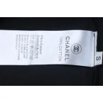 Chanel 24ss heart short-sleeved T-shirt Black