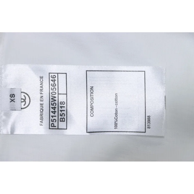 Chanel Pearl Circle Letter Short Sleeve T-shirt