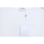 Chanel Pearl Circle Letter Short Sleeve T-shirt