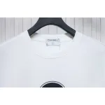 Chanel Pearl Circle Letter Short Sleeve T-shirt