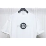 Chanel Pearl Circle Letter Short Sleeve T-shirt