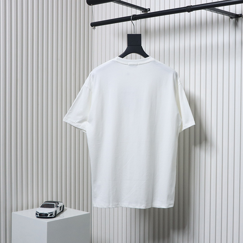 Chanel Pearl Circle Letter Short Sleeve T-shirt