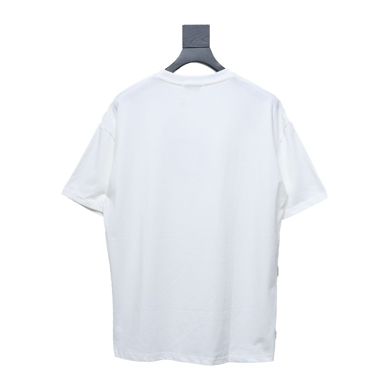 Chanel Pearl Circle Letter Short Sleeve T-shirt