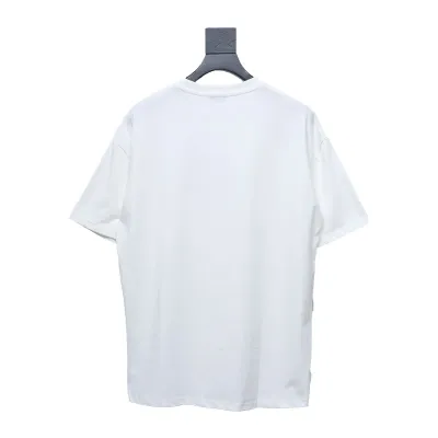 Chanel Pearl Circle Letter Short Sleeve T-shirt 02