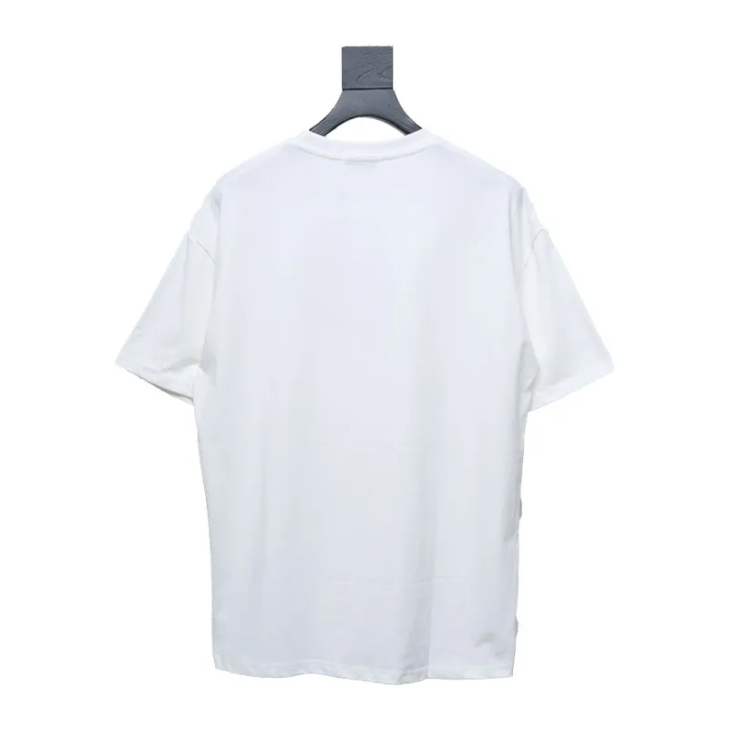 Chanel Pearl Circle Letter Short Sleeve T-shirt
