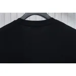 Chanel Pearl Circle Letter Short Sleeve T-shirt Black