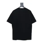 Chanel Pearl Circle Letter Short Sleeve T-shirt Black