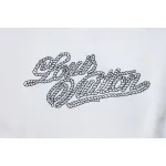 Louis Vuitton 25ss hemp rope knot embroidered short sleeves White