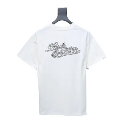 Louis Vuitton 25ss hemp rope knot embroidered short sleeves White 02