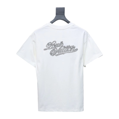 Louis Vuitton 25ss hemp rope knot embroidered short sleeves White 02