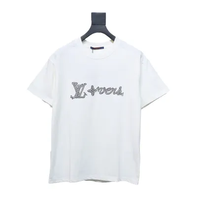 Louis Vuitton 25ss hemp rope knot embroidered short sleeves White 01