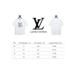 Louis Vuitton LV 25SS flocked logo short-sleeved T-shirt White