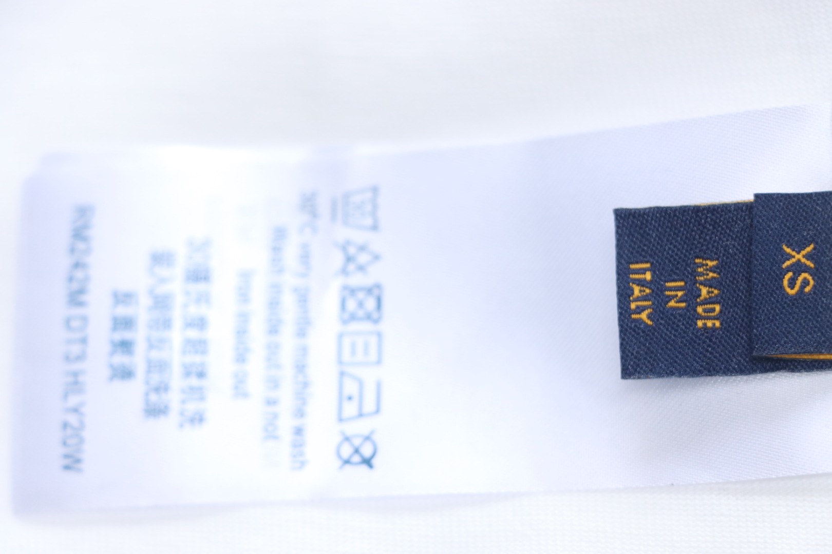 Louis Vuitton LV 25SS flocked logo short-sleeved T-shirt White