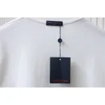 Louis Vuitton LV 25SS flocked logo short-sleeved T-shirt White