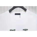 Louis Vuitton LV 25SS flocked logo short-sleeved T-shirt White