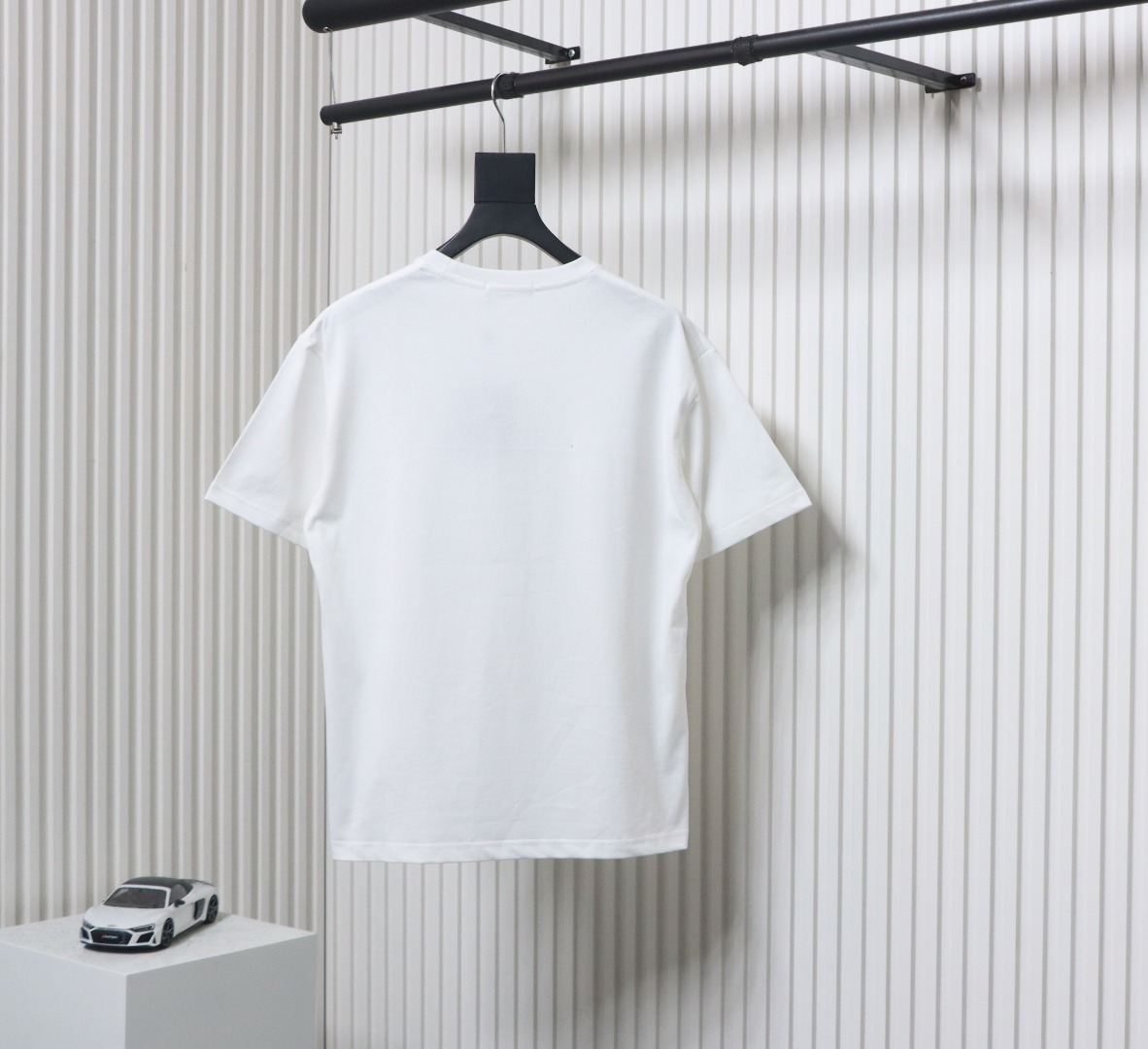 Louis Vuitton LV 25SS flocked logo short-sleeved T-shirt White