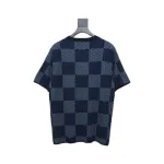 Louis Vuitton LV 25ss New Pharrell Chessboard Short Sleeve T-Shirt Blue