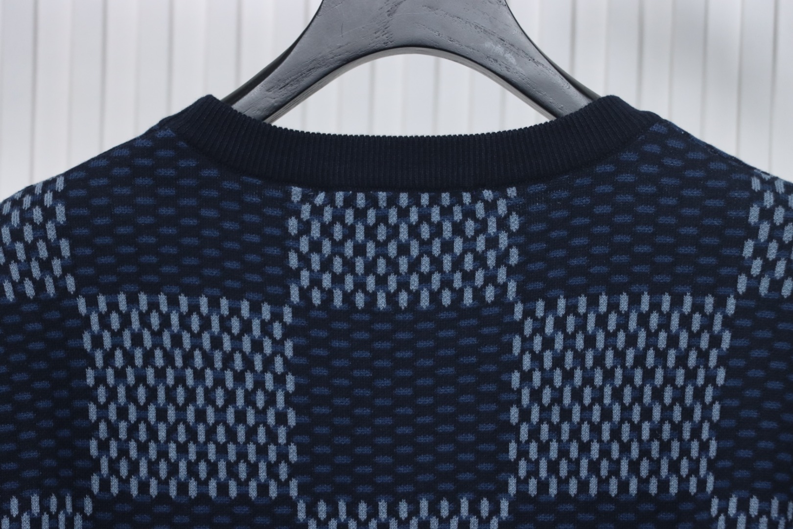 Louis Vuitton LV 25ss New Pharrell Chessboard Short Sleeve T-Shirt Blue