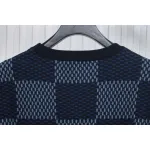 Louis Vuitton LV 25ss New Pharrell Chessboard Short Sleeve T-Shirt Blue