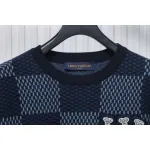 Louis Vuitton LV 25ss New Pharrell Chessboard Short Sleeve T-Shirt Blue