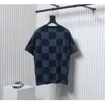 Louis Vuitton LV 25ss New Pharrell Chessboard Short Sleeve T-Shirt Blue