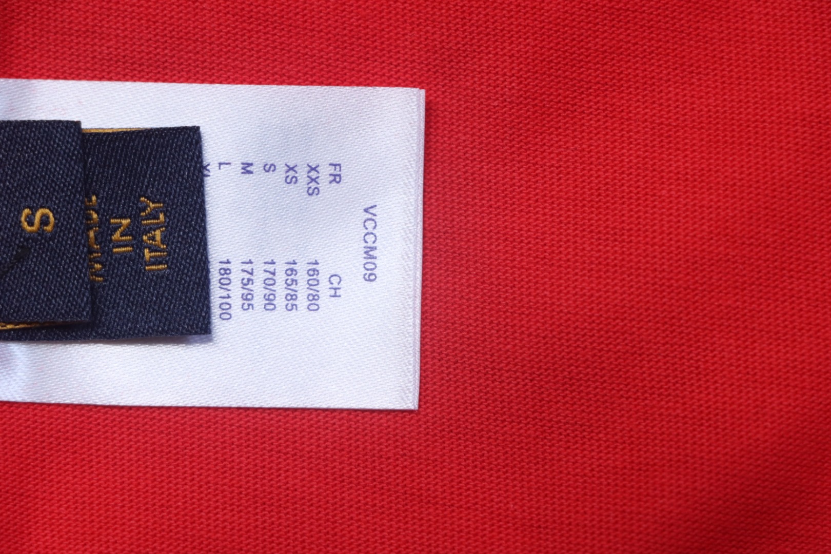 Louis Vuitton New Embroidered Patch Cotton Piqué T-Shirt Red