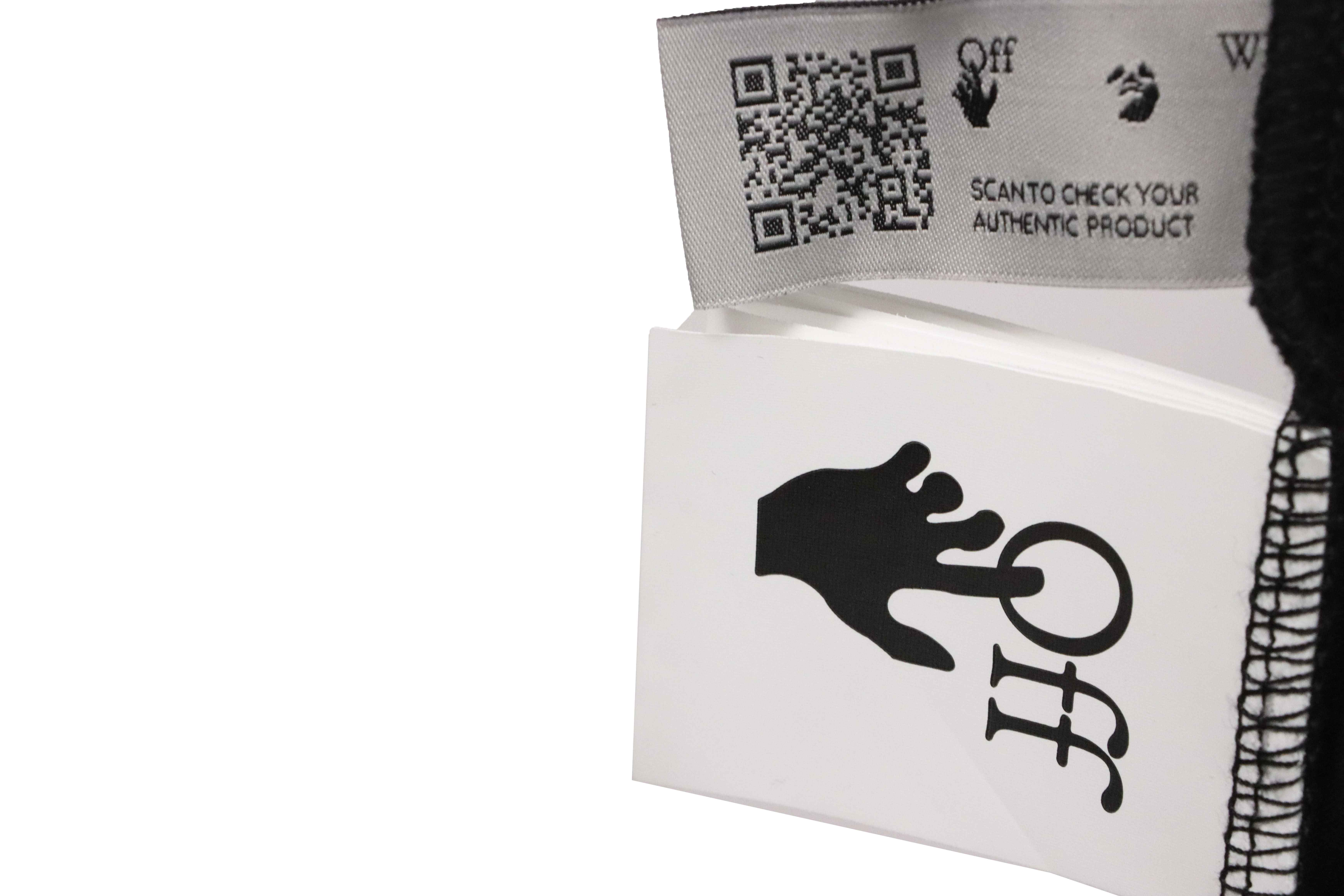 OW Melting Arrow Printed Short Sleeve Black