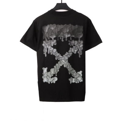 OW Melting Arrow Printed Short Sleeve Black 01