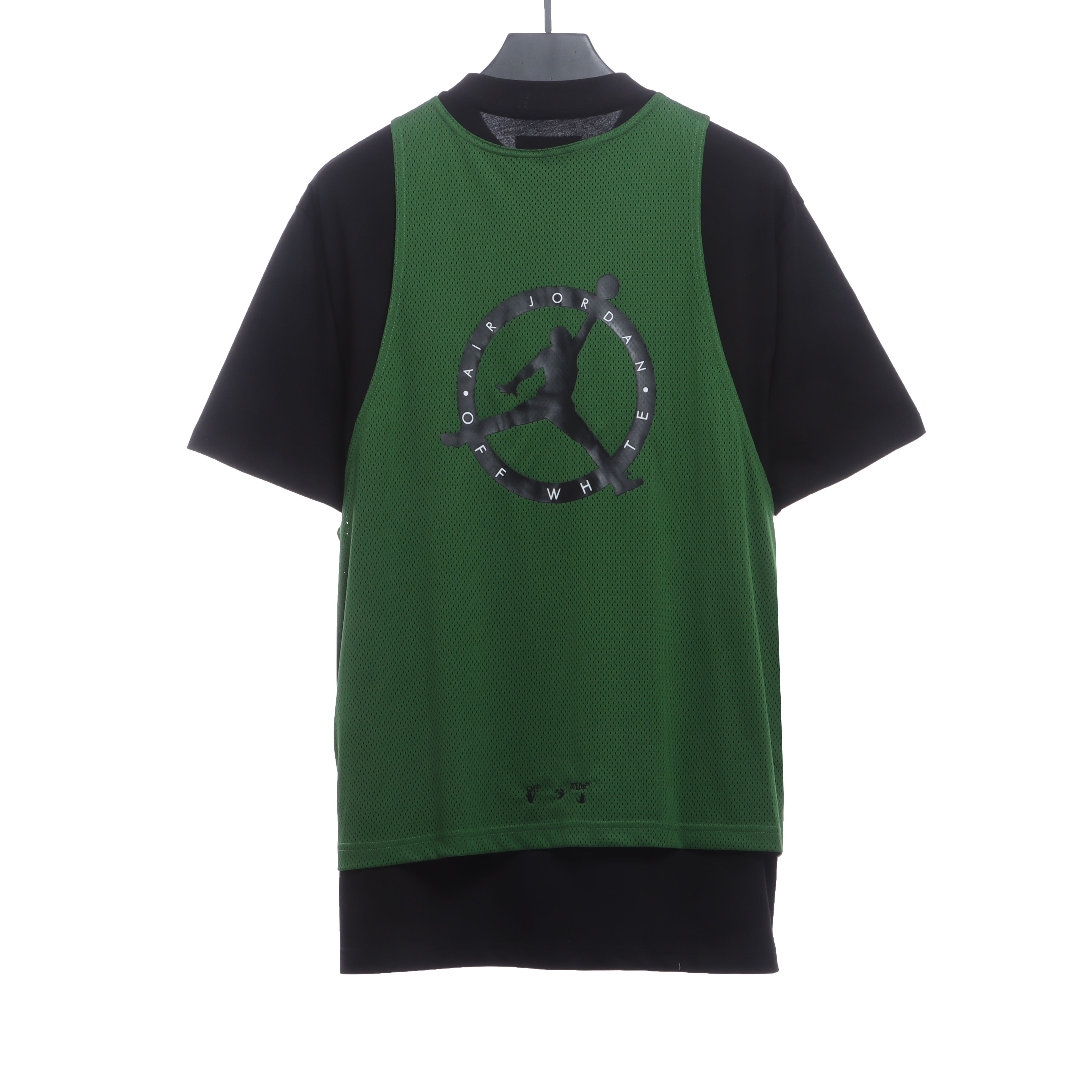 Jordan co-branded OW limited edition fake two-piece short-sleeved