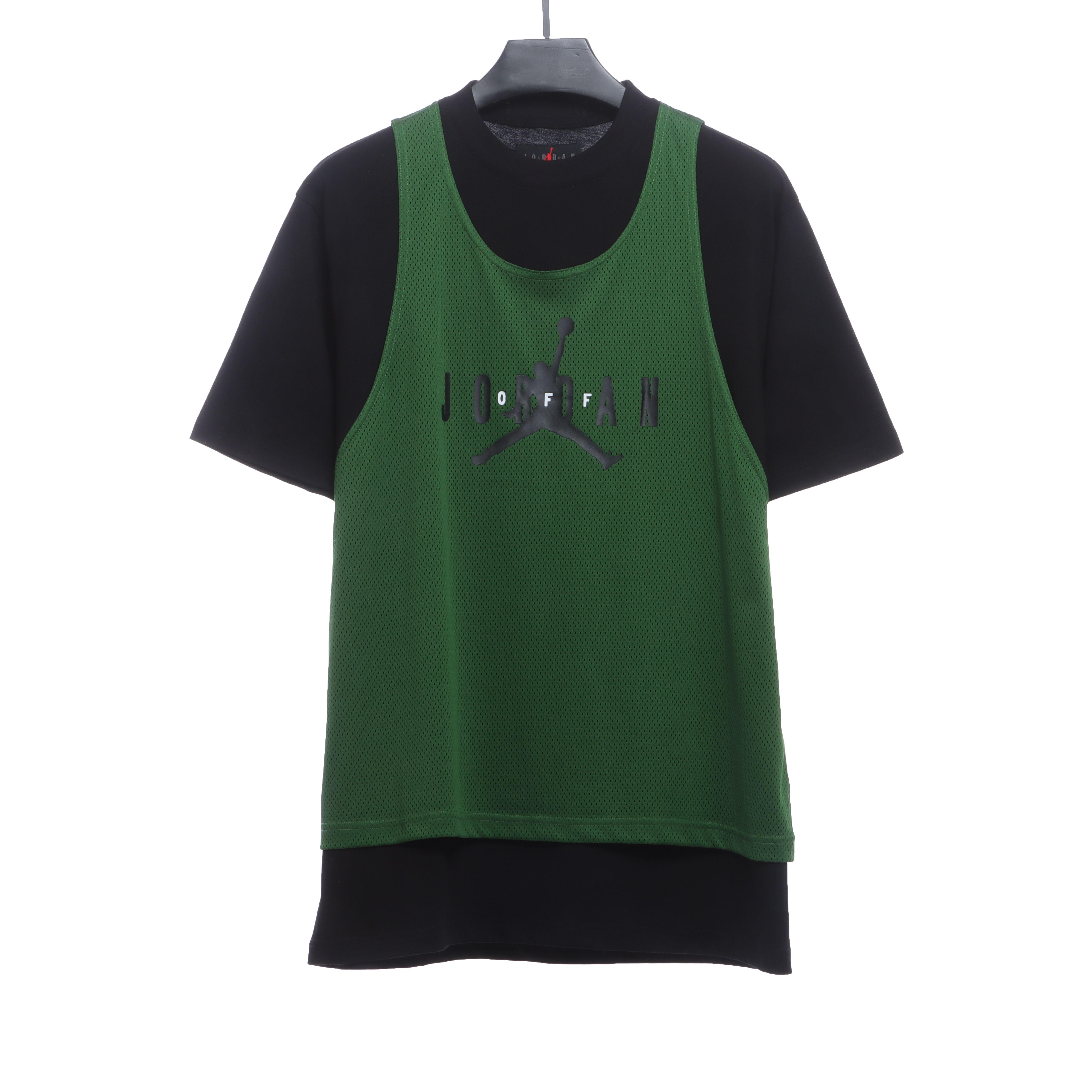 Jordan co-branded OW limited edition fake two-piece short-sleeved