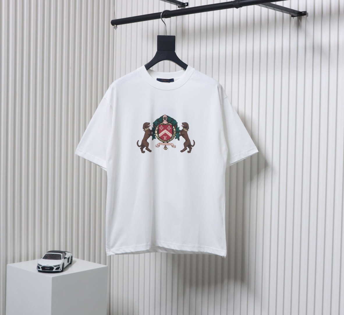 Louis Vuitton 2025ds Double Dog Logo Crew Neck Short Sleeve