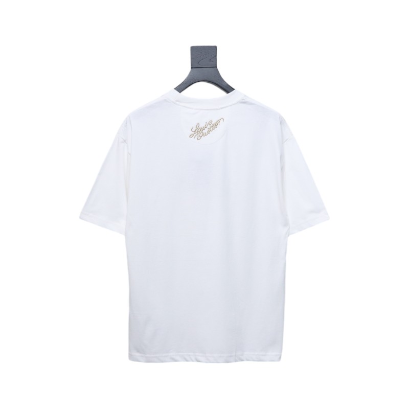 Louis Vuitton 2025ds Double Dog Logo Crew Neck Short Sleeve