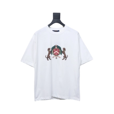 Louis Vuitton 2025ds Double Dog Logo Crew Neck Short Sleeve 01