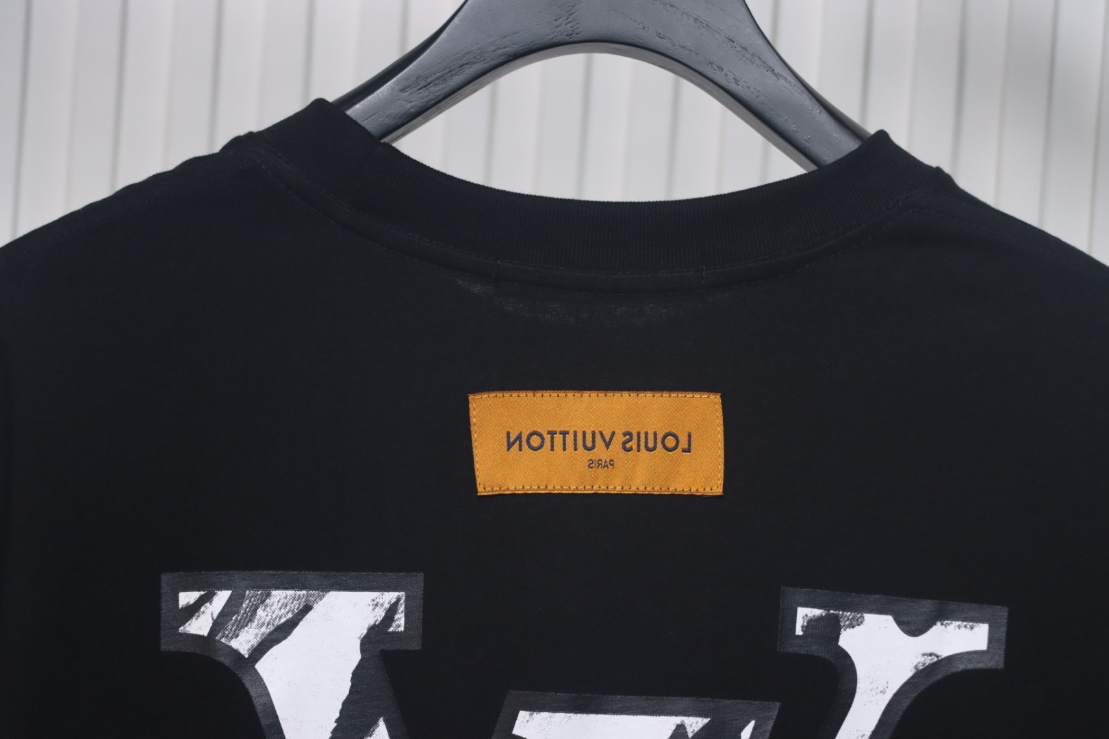 Louis Vuitton 2025ss classic logo printed short sleeves black