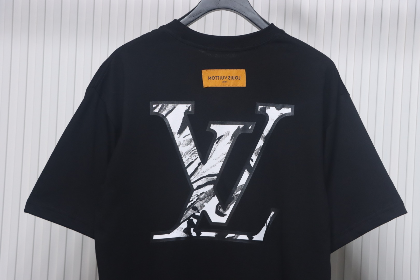 Louis Vuitton 2025ss classic logo printed short sleeves black