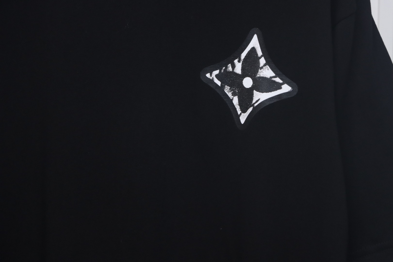 Louis Vuitton 2025ss classic logo printed short sleeves black