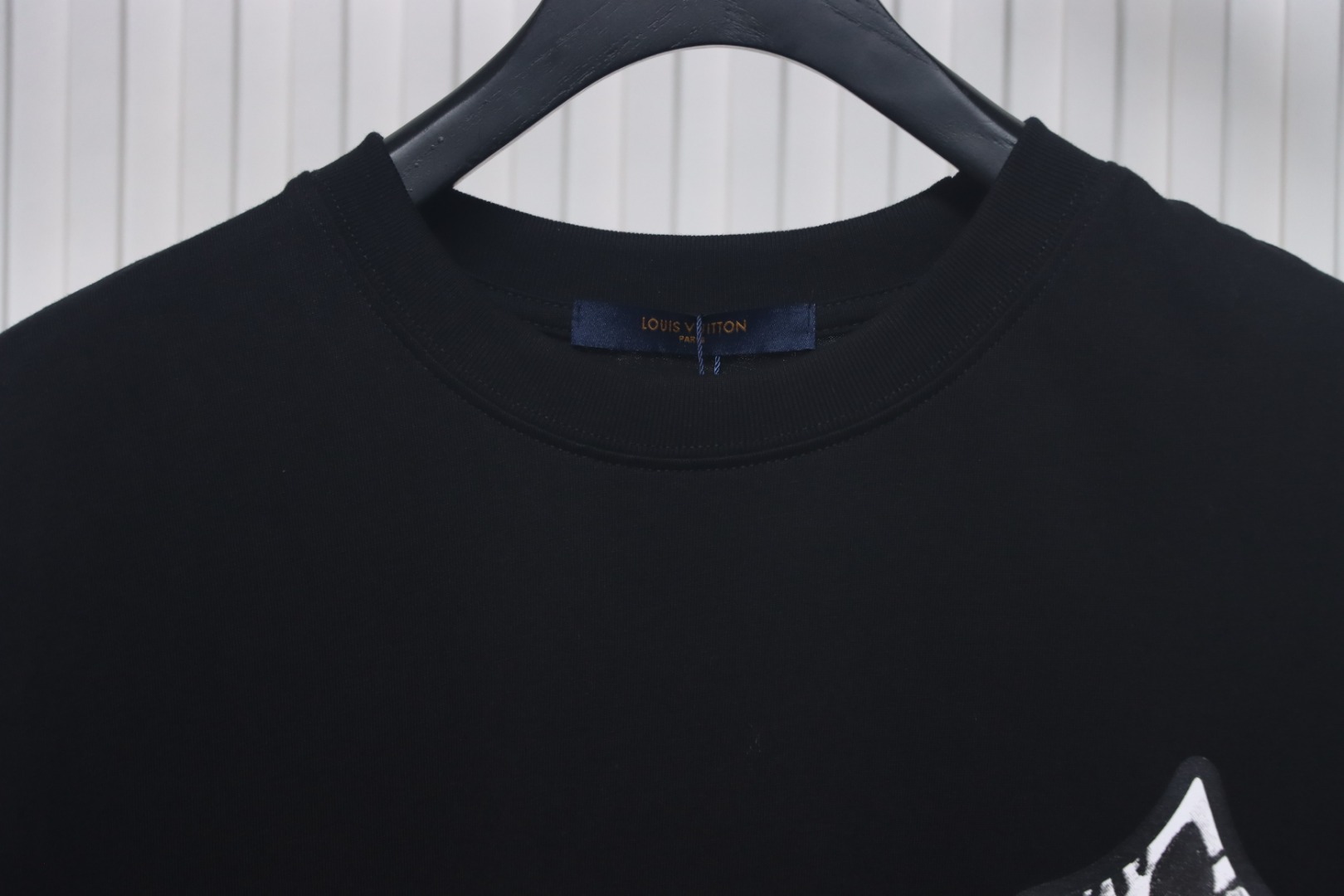 Louis Vuitton 2025ss classic logo printed short sleeves black