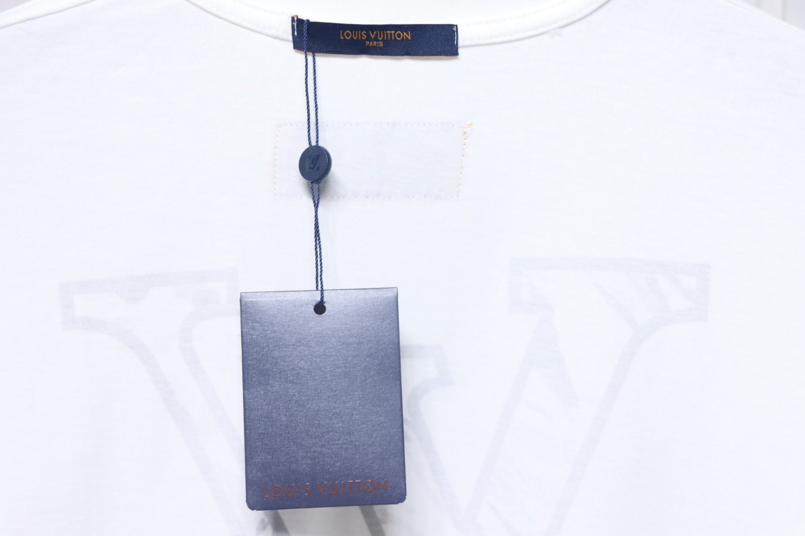 Louis Vuitton 2025ss classic logo printed short sleeves white