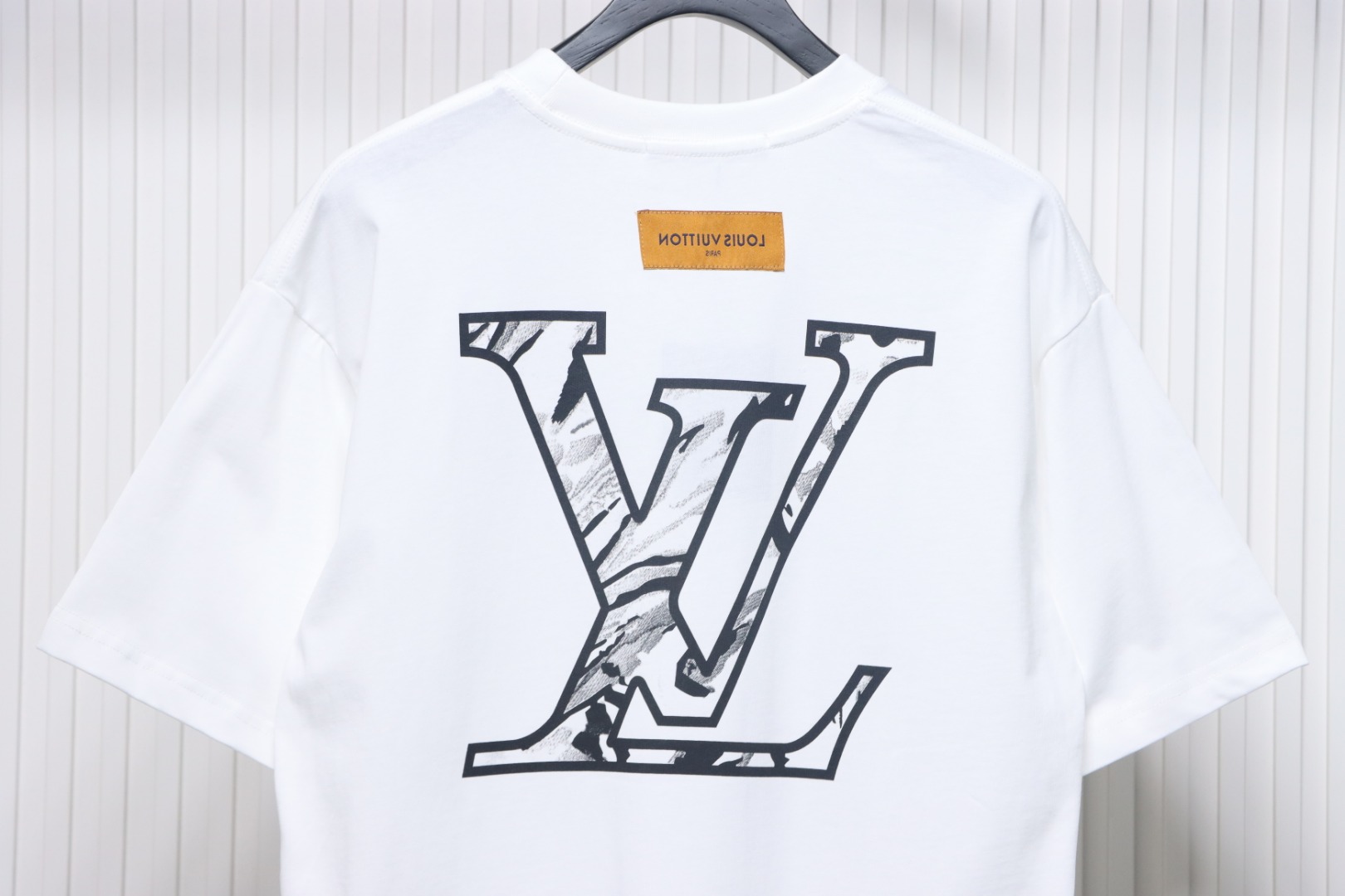 Louis Vuitton 2025ss classic logo printed short sleeves white